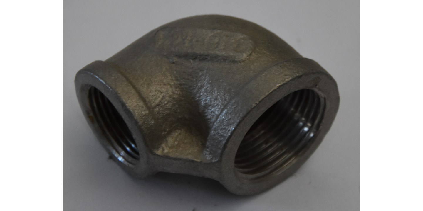 Knee Reduction 90 F/F AISI 316 1 to 3/4 inch