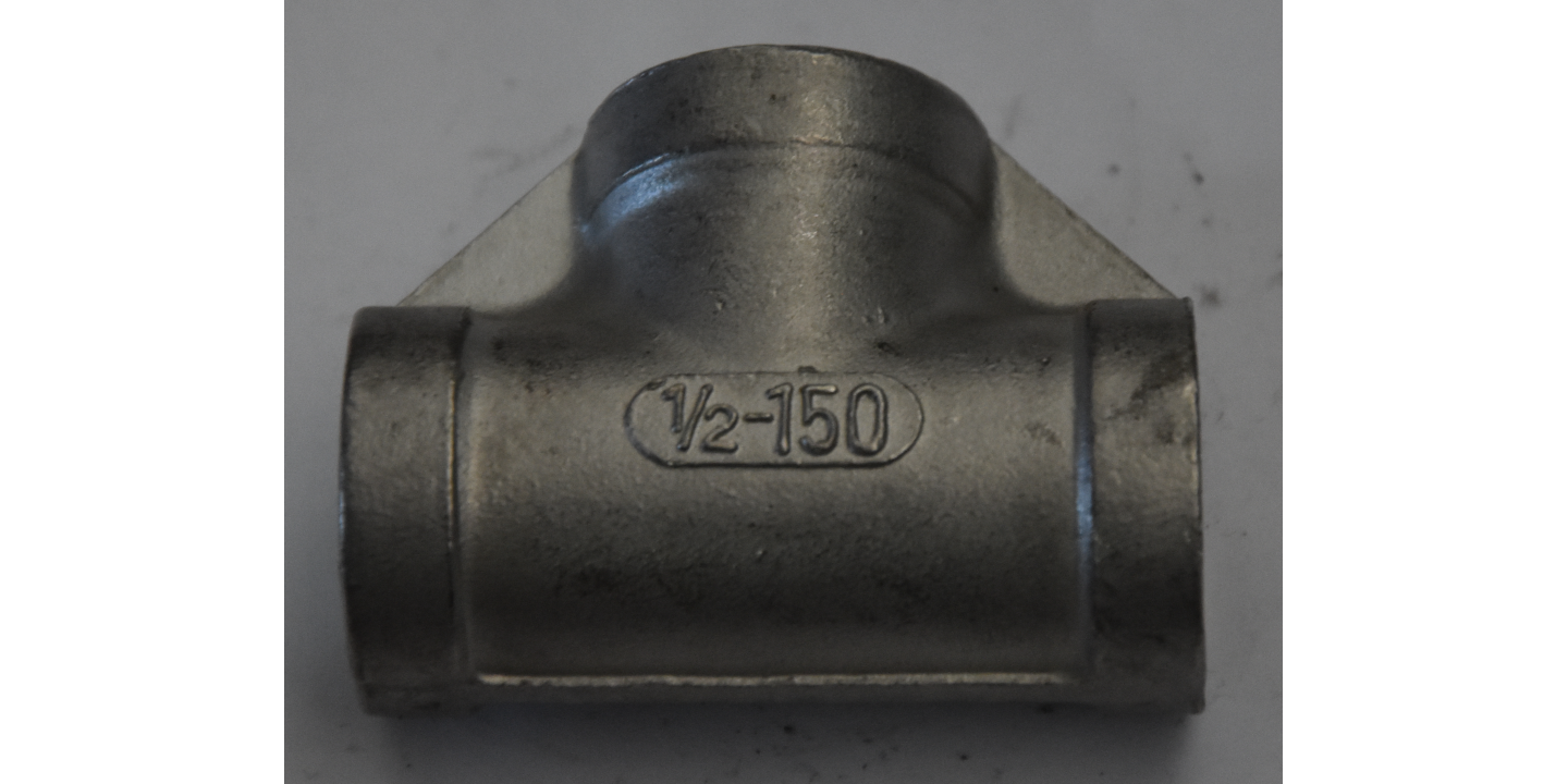 T Threaded AISI 304 1/2 inch INOX