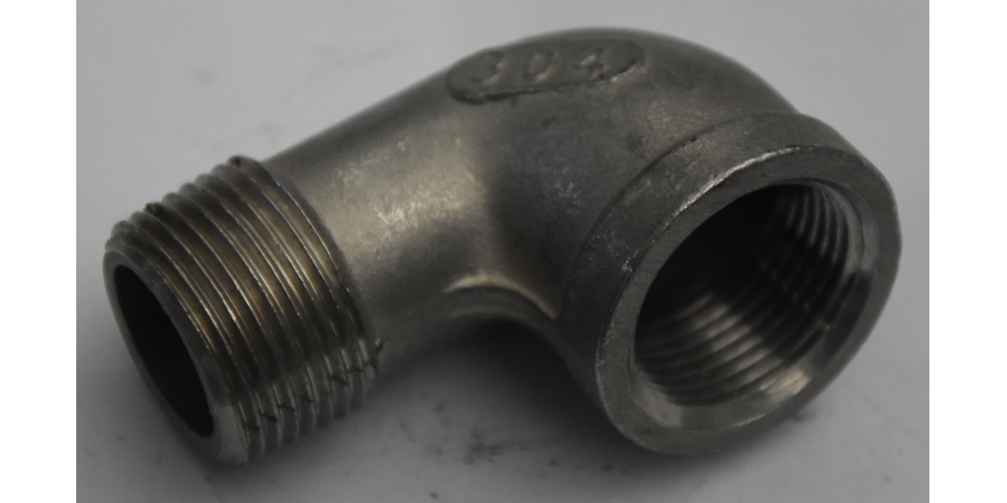 Threaded Knee 90 M / F INOX AISI 304 3/4 Inches