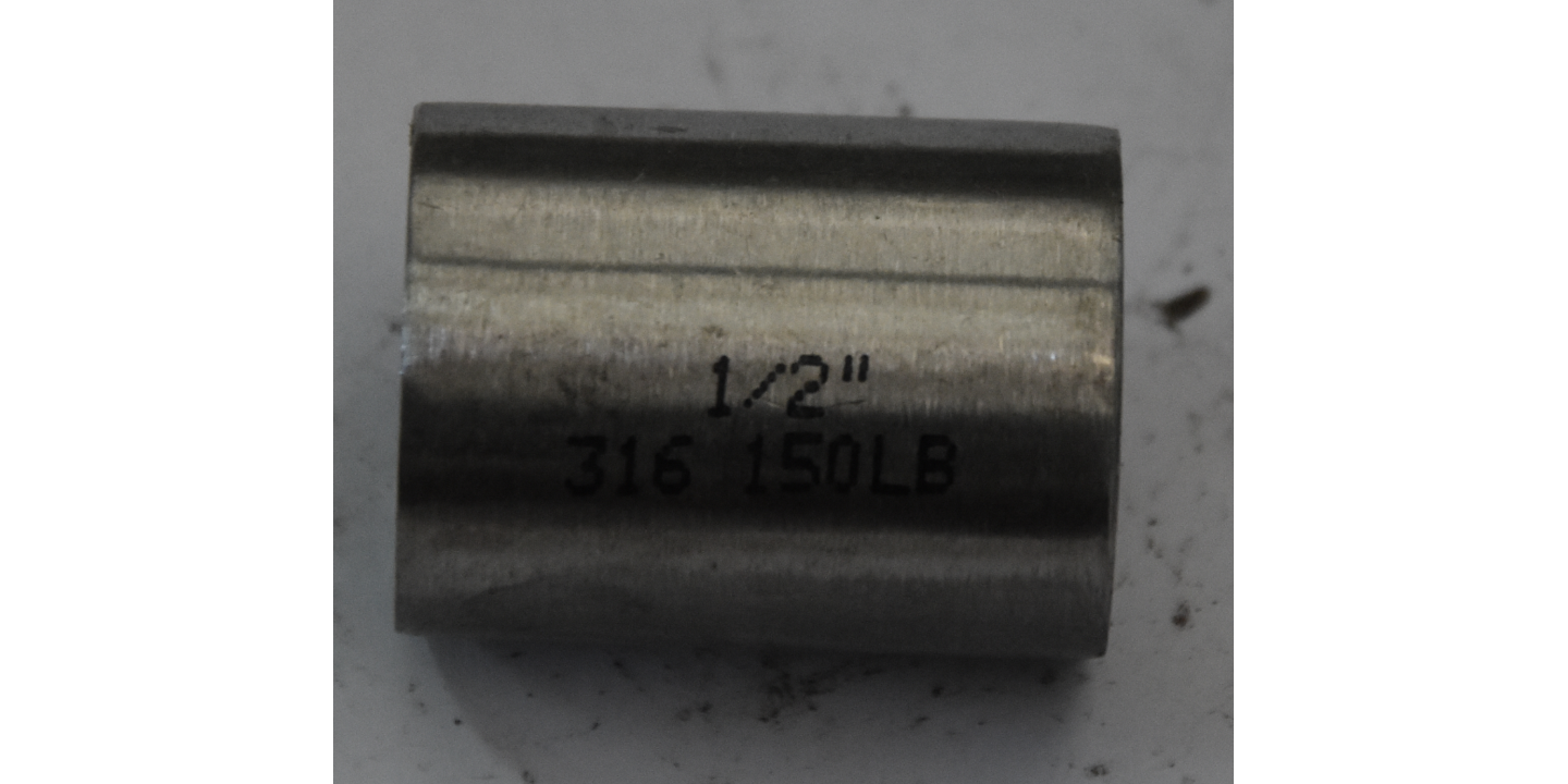 Screw Joint F/F INOX AISI 316 1/2 Inch
