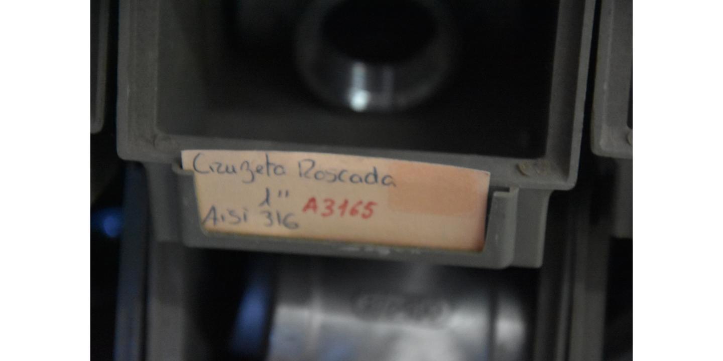 Threaded Crosspiece INOX AISI 316 1 Inch