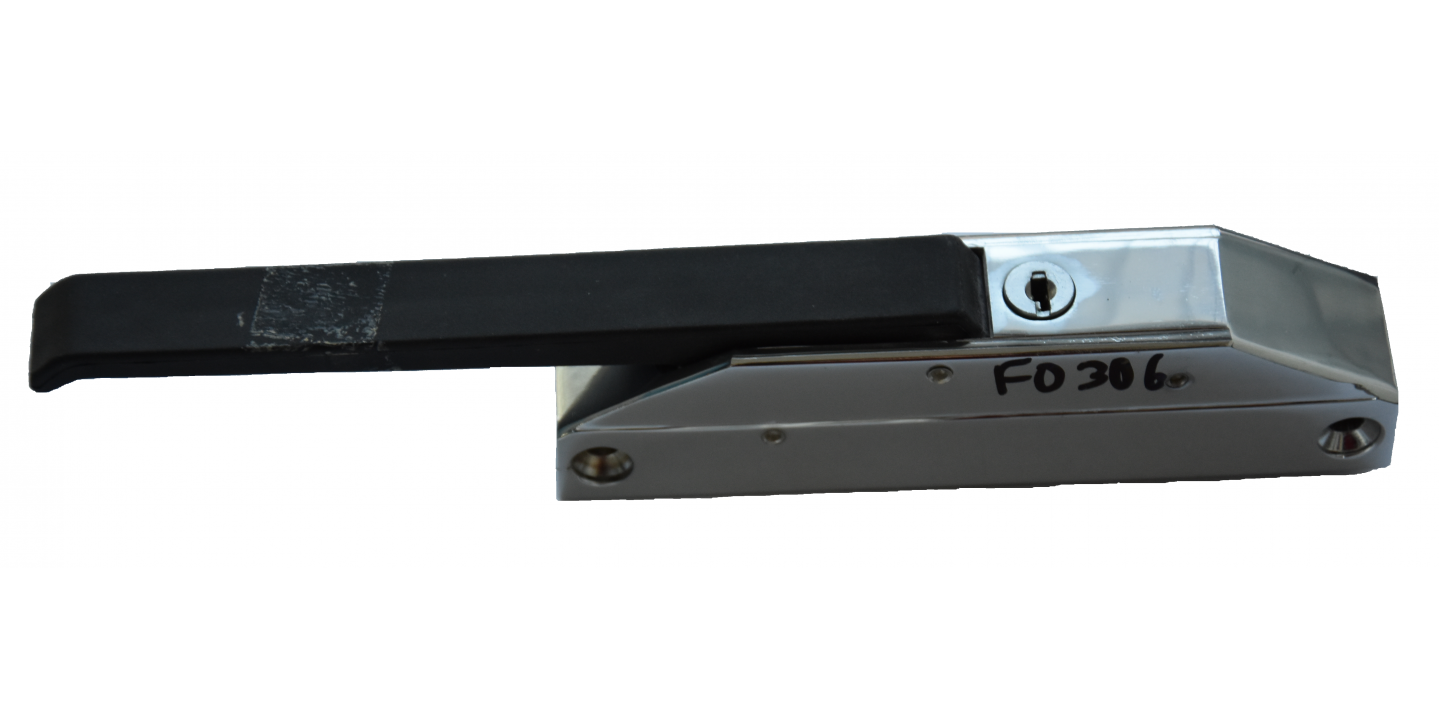 Puxador Vertical ASA Nylon C/Chave