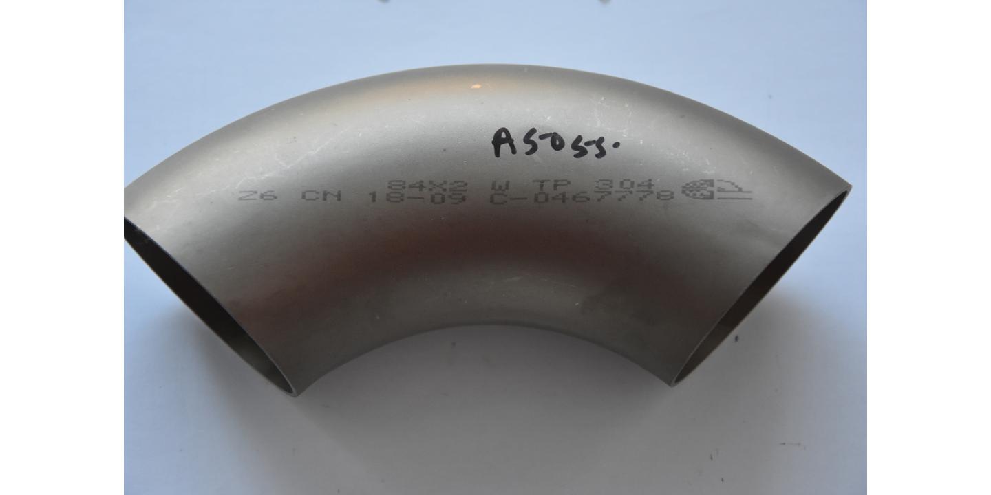 Curva 90º Soldar INOX AISI 304 84X2