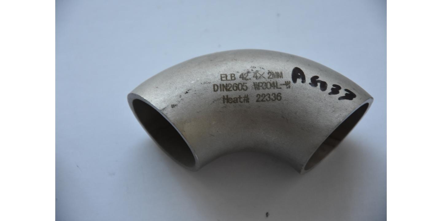 Bend 90º Weld INIS AISI 304 42.4X2