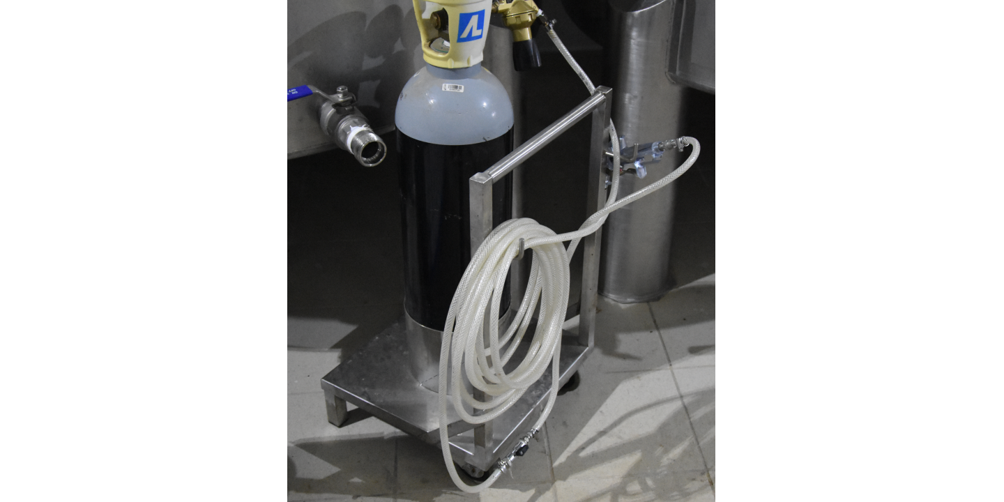 Carrinho para garrafa de gás