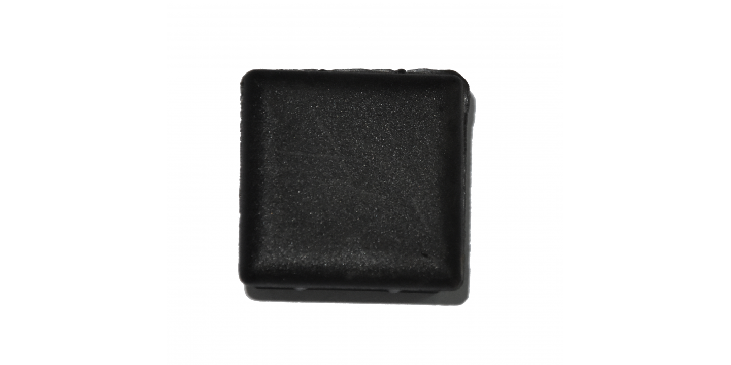 Tampão de Plástico Negro Para Tubo 35X35 mm