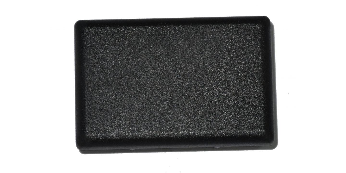 Tampão Plastico Negro 60X40mm