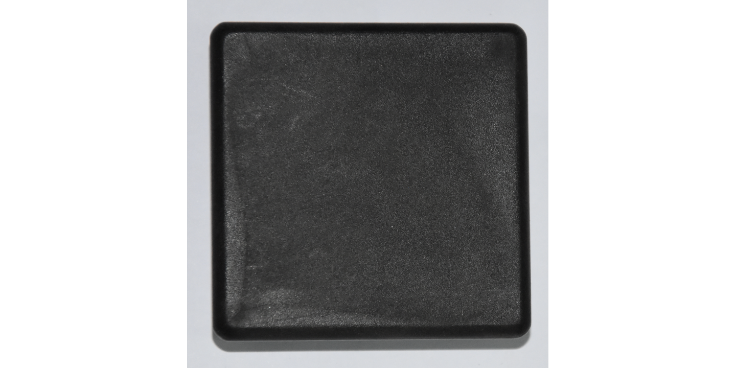 Tampão Plástico Negro 60X60mm