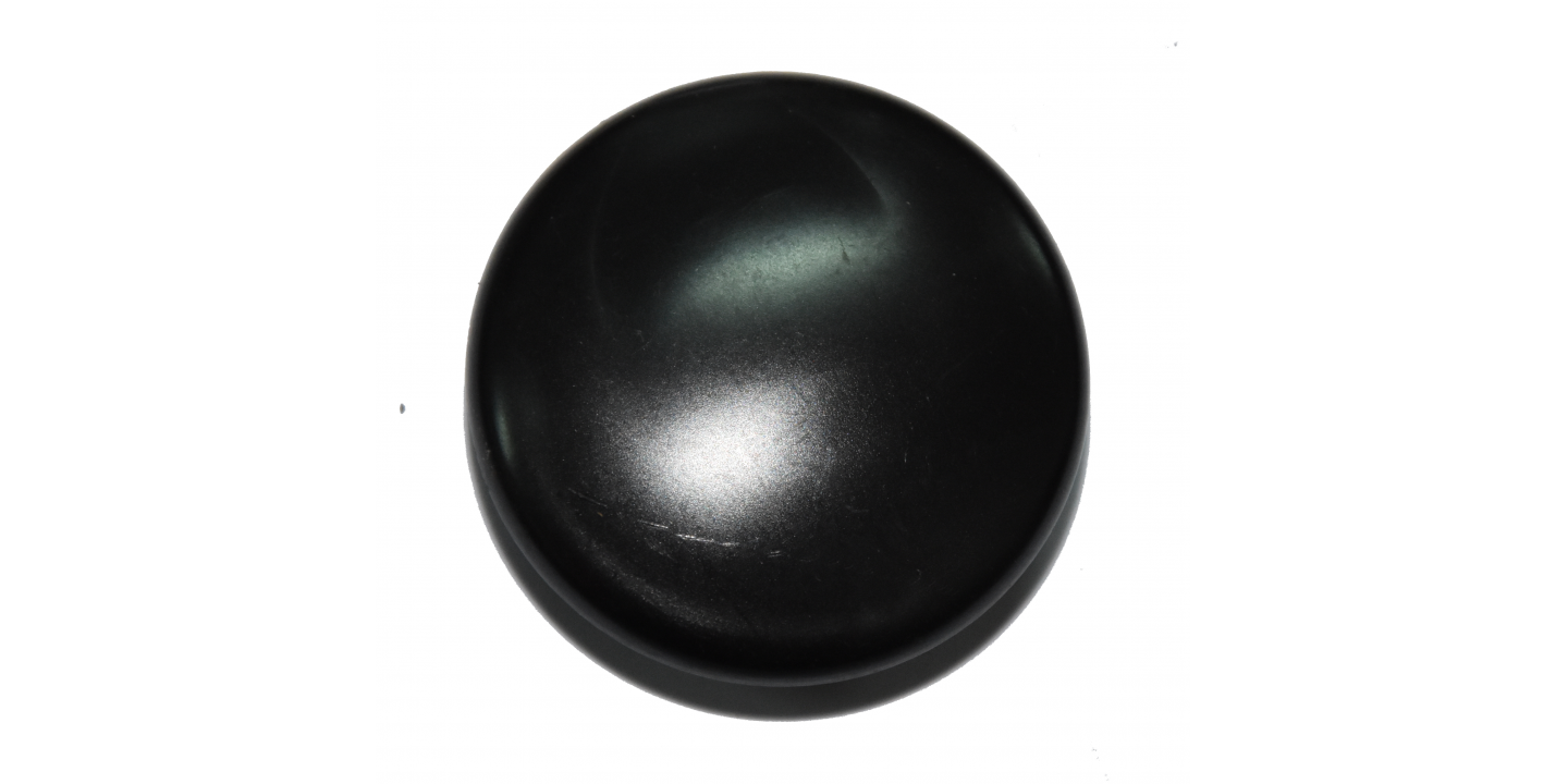 Tampão Plastico Negro Para Tubo Redondo 38 mm