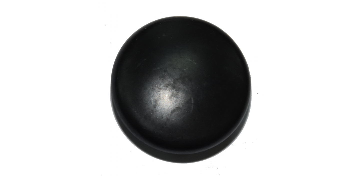 Black Plastic Cap For Round Tube 30mm