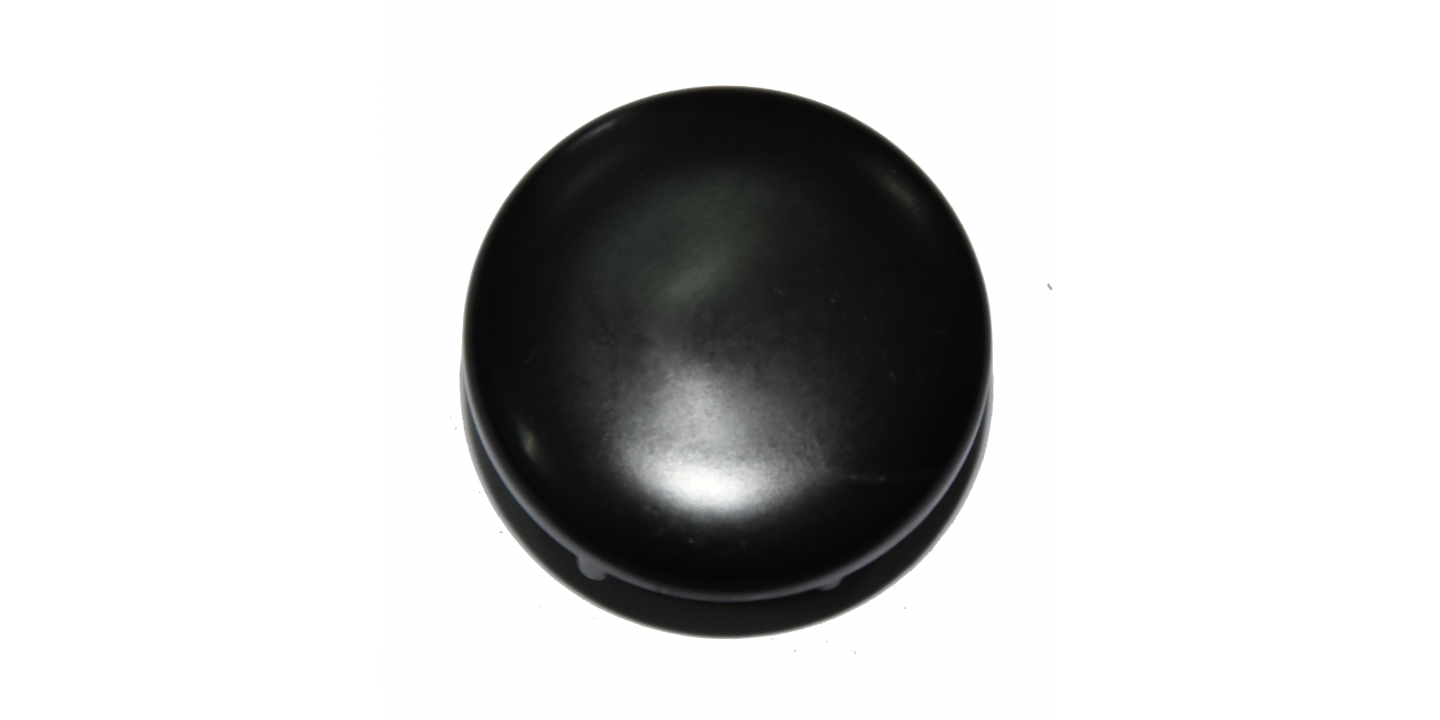 Black Plastic Cap For Round Tube 32mm