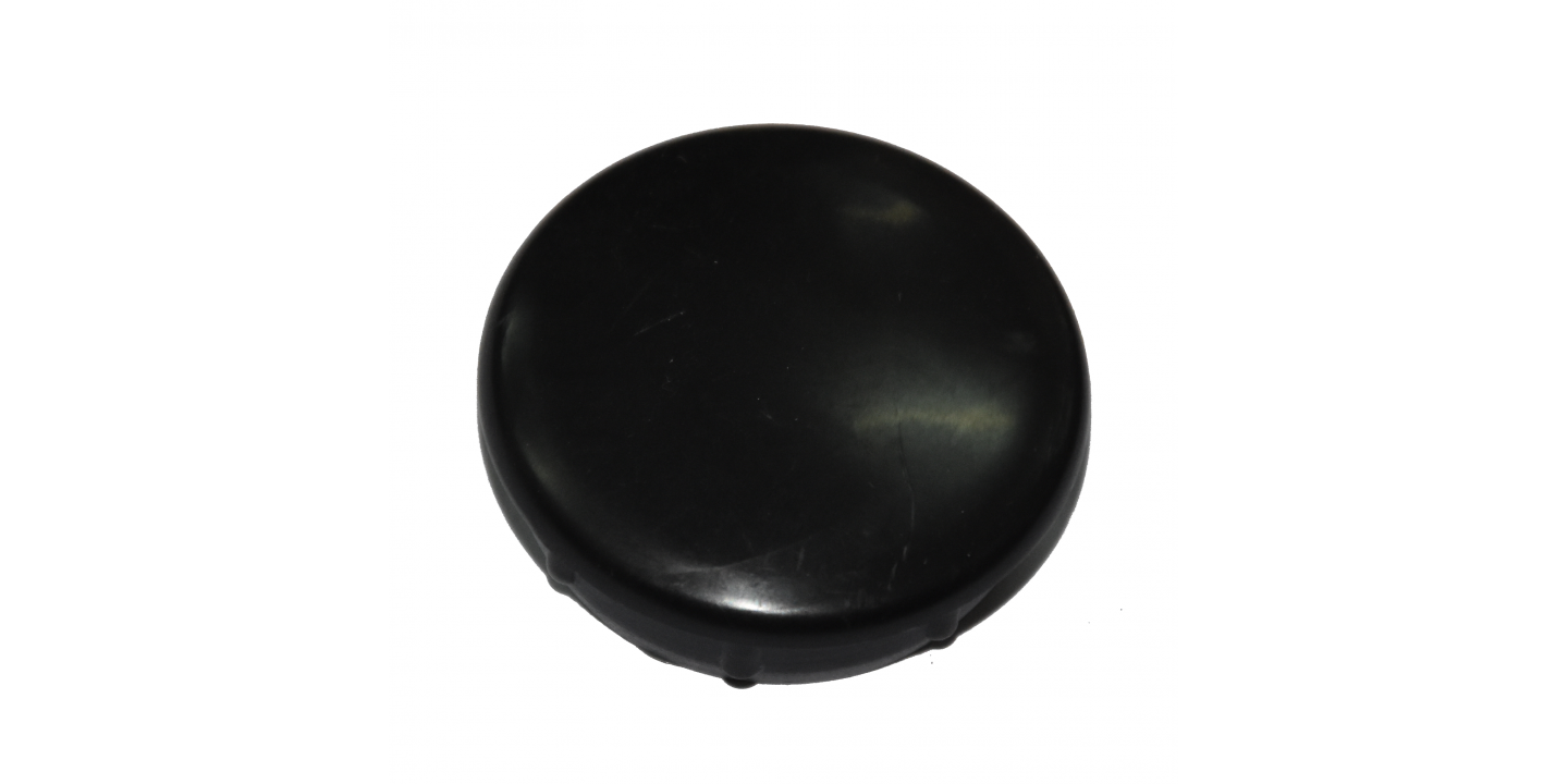 Tampão de Plástico Negro Para Tubo Redondo 40 mm