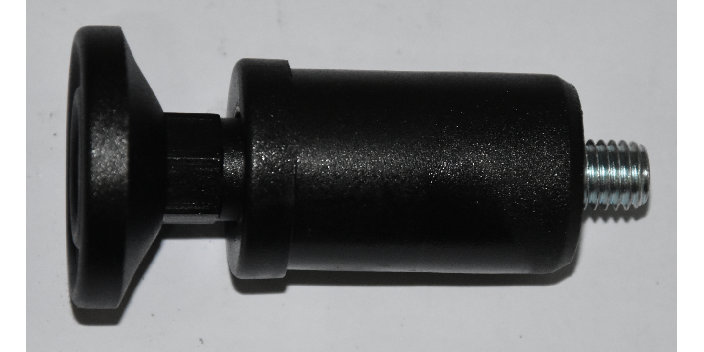 Adjustable Foot Polyamide Black Diameter 30mm
